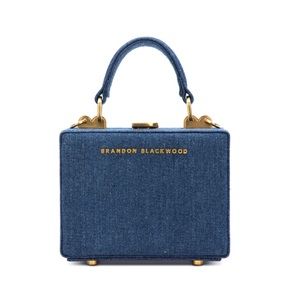MINI KENDRICK TRUNK- BRANDON BLACKWOOD NAVY BLUE DENIM